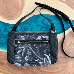 Vera Bradley Black and Gray Women's Bag NWOT